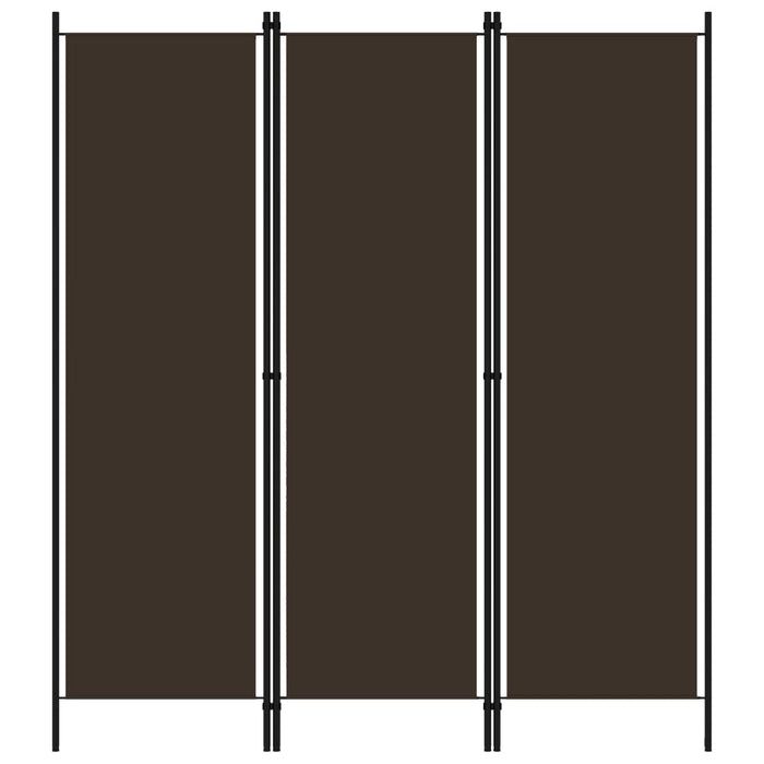 Paravan de cameră cu 3 panouri, maro, 150 x 180 cm - WALTI WALTI