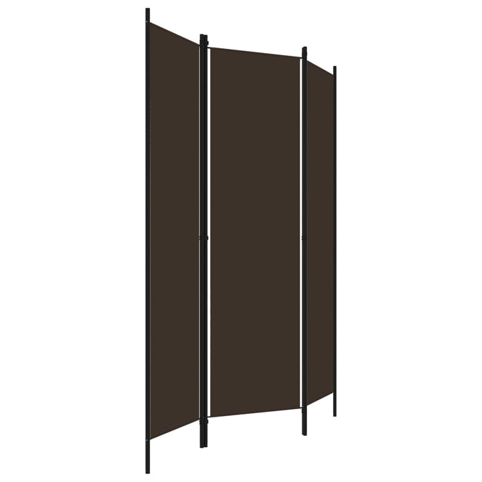 Paravan de cameră cu 3 panouri, maro, 150 x 180 cm - WALTI WALTI