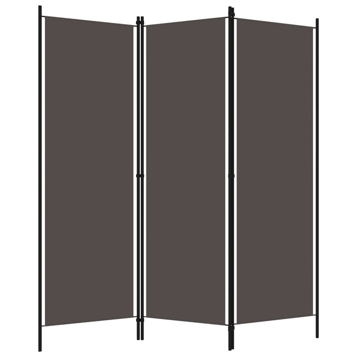 Paravan de cameră cu 3 panouri, antracit, 150 x 180 cm - WALTI WALTI