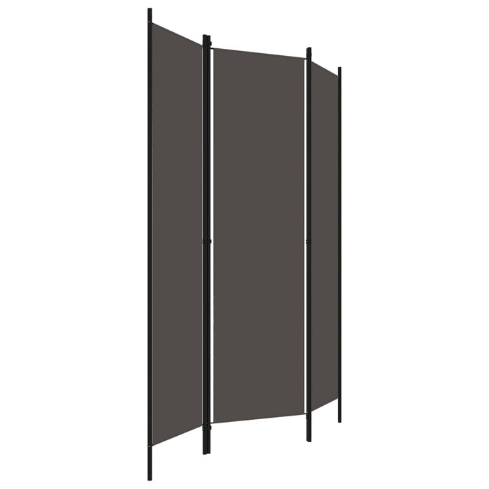 Paravan de cameră cu 3 panouri, antracit, 150 x 180 cm - WALTI WALTI