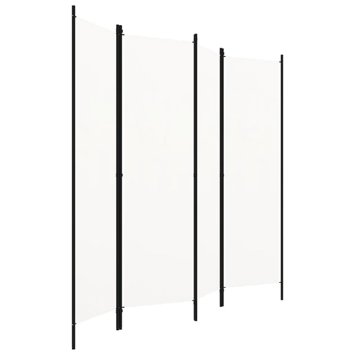 Paravan de cameră cu 4 panouri, alb, 200 x 180 cm WALTI