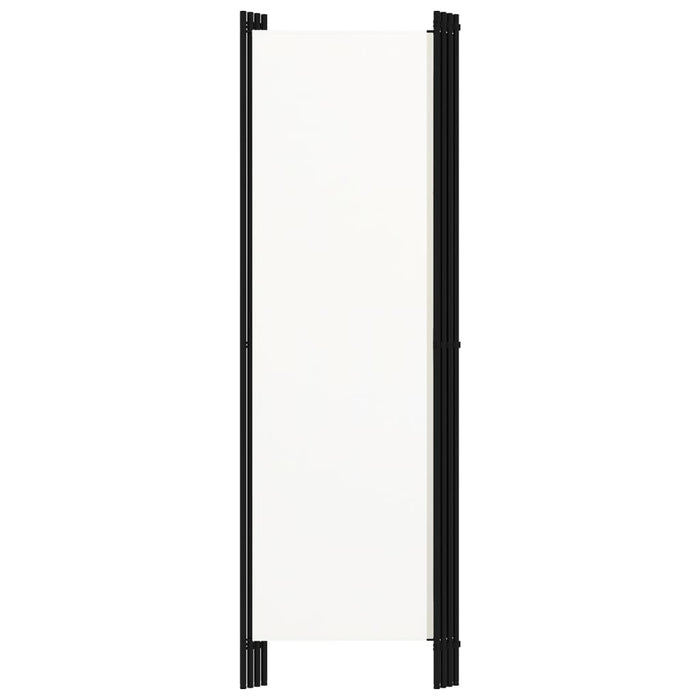 Paravan de cameră cu 4 panouri, alb, 200 x 180 cm WALTI