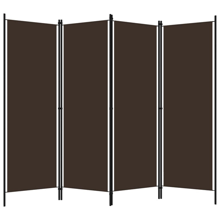 Paravan de cameră cu 4 panouri, maro, 200 x 180 cm - WALTI WALTI