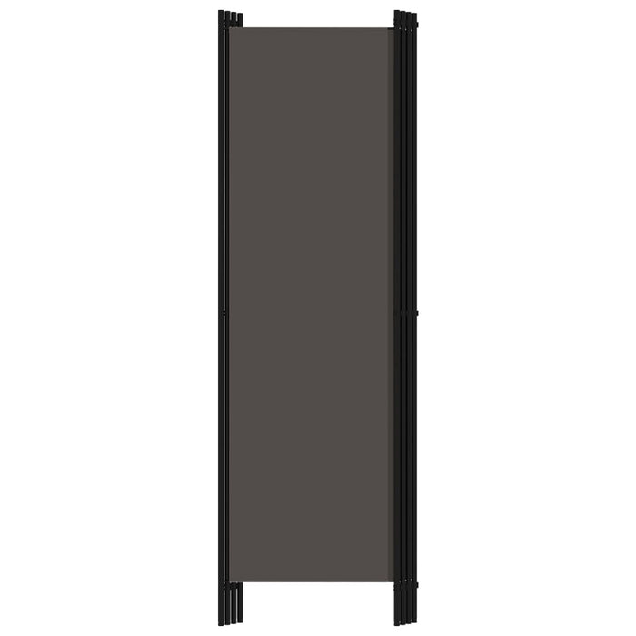 Paravan de cameră cu 4 panouri, antracit, 200 x 180 cm - WALTI WALTI