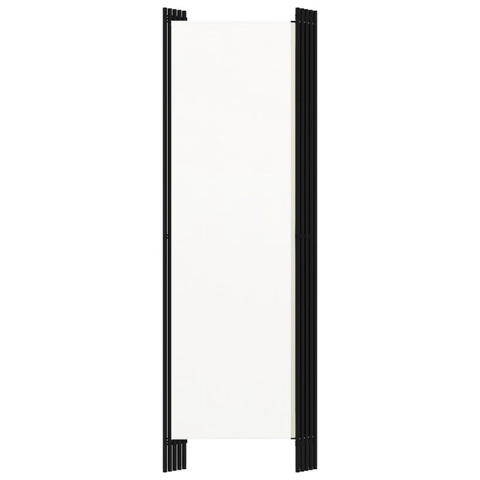 Paravan de cameră cu 5 panouri, alb, 250 x 180 cm WALTI