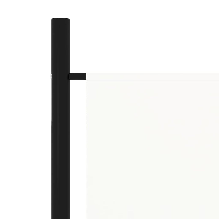 Paravan de cameră cu 5 panouri, alb, 250 x 180 cm WALTI