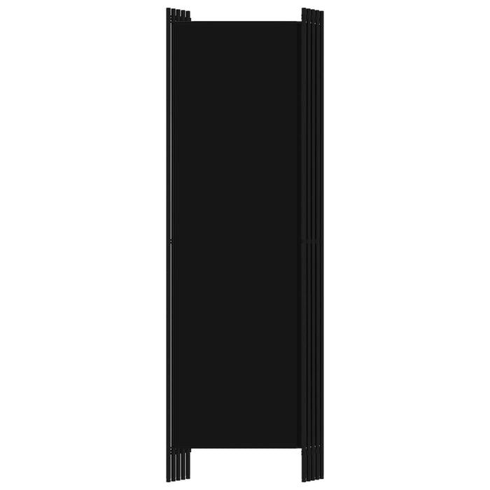 Paravan de cameră cu 5 panouri, negru, 250 x 180 cm - WALTI WALTI