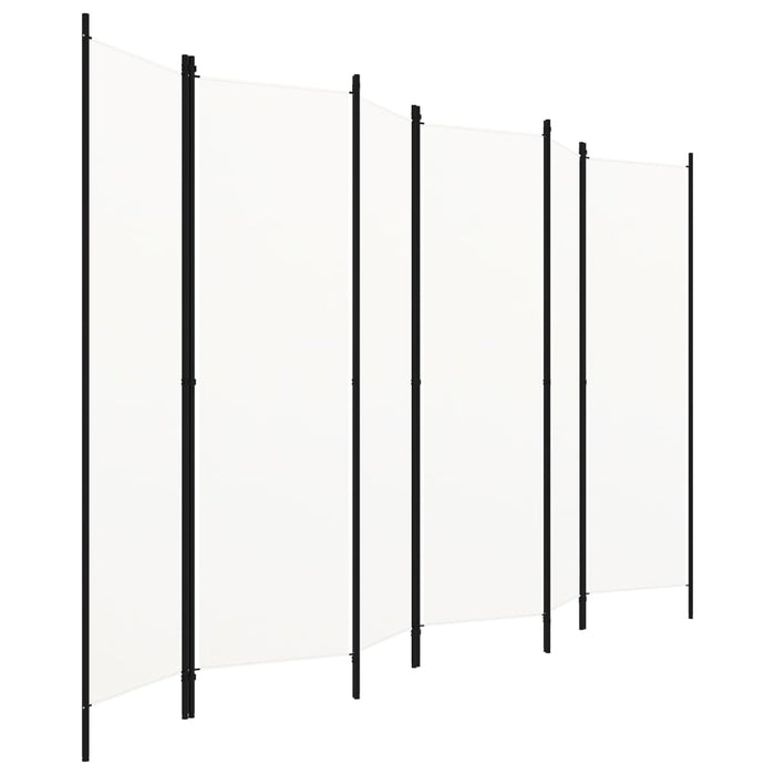 Paravan cameră cu 6 panouri, alb, 300 x 180 cm WALTI