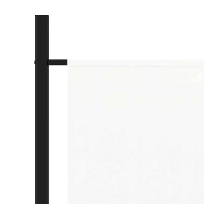 Paravan de cameră cu 3 panouri, alb, 260 x 180 cm, textil WALTI