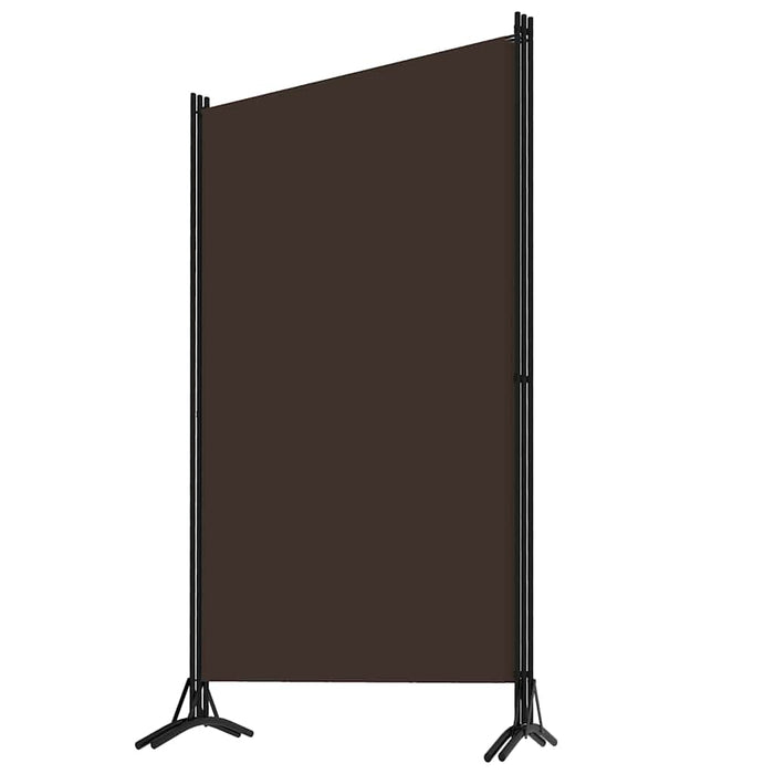 Paravan de cameră cu 3 panouri, maro, 260 x 180 cm, textil - WALTI WALTI