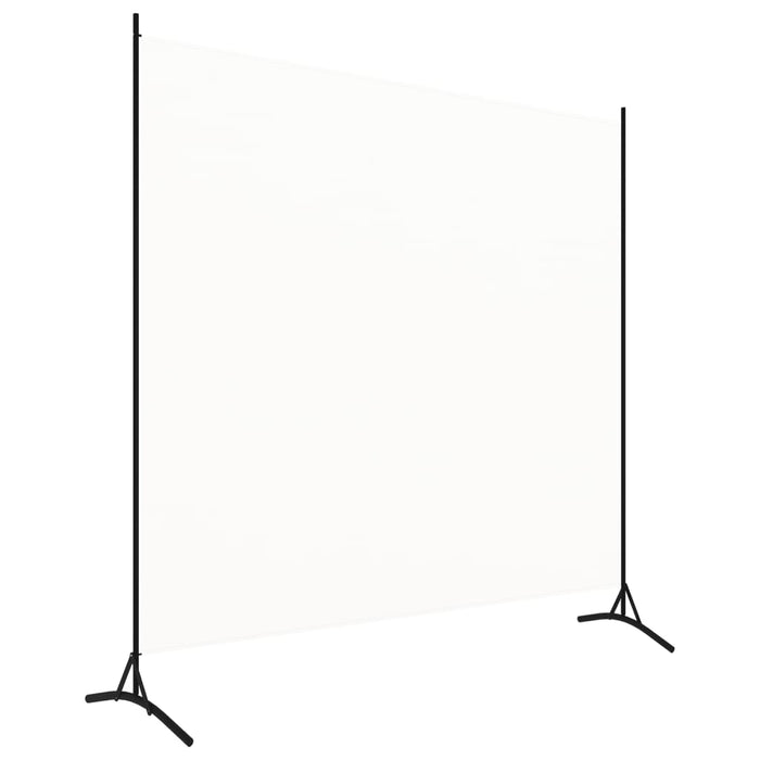 Separator de cameră, alb, 175x180 cm, textil WALTI