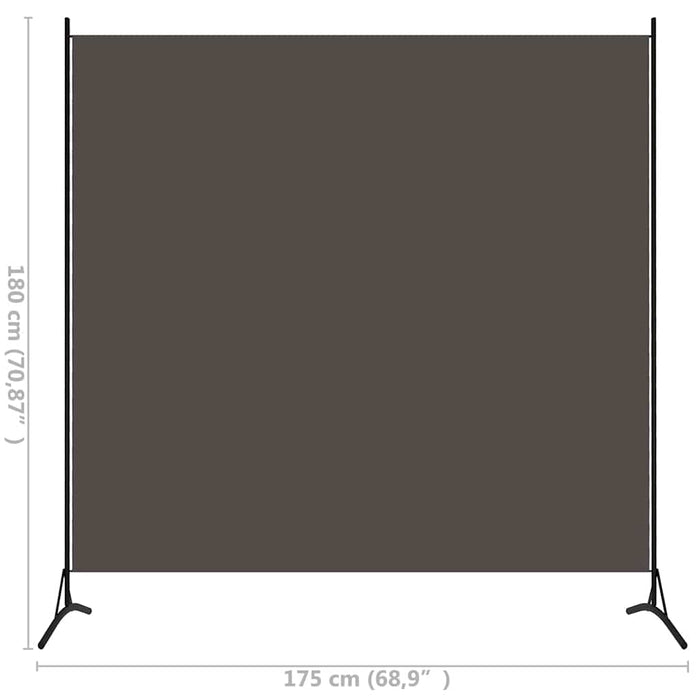 Separator de cameră, antracit, 175x180 cm, textil - WALTI WALTI