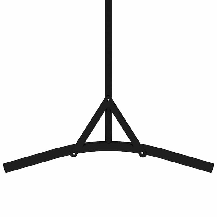 Separator de cameră, negru, 175x180 cm, textil WALTI