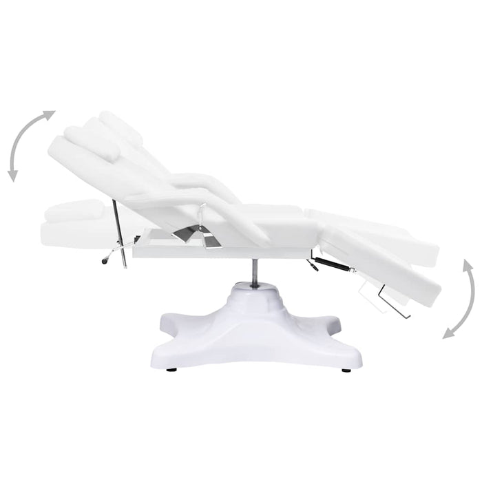 Masă de masaj, alb, 180 x 62 x (86,5-118) cm - WALTI WALTI