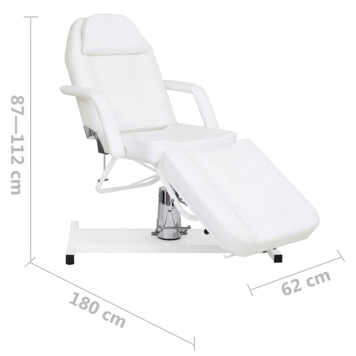 Masă de masaj, alb, 180x62x(87-112) cm - WALTI WALTI