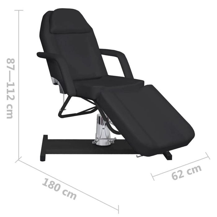 Masă de masaj, negru, 180x62x(87-112) cm - WALTI WALTI