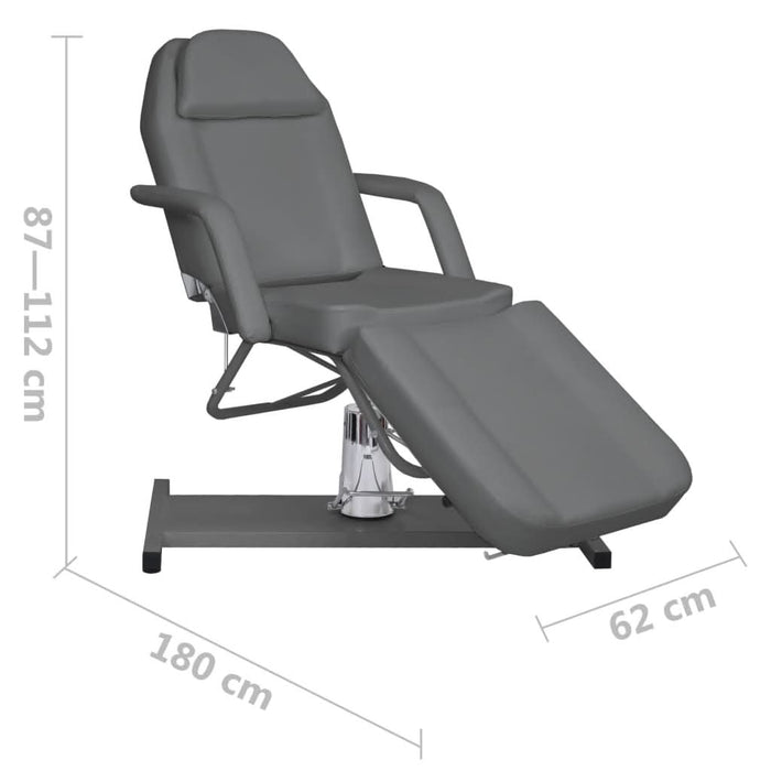 Masă de masaj, gri, 180x62x(87-112) cm - WALTI WALTI
