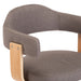 Scaune pivotante masă, 6 buc., gri taupe, lemn curbat & textil - WALTI WALTI
