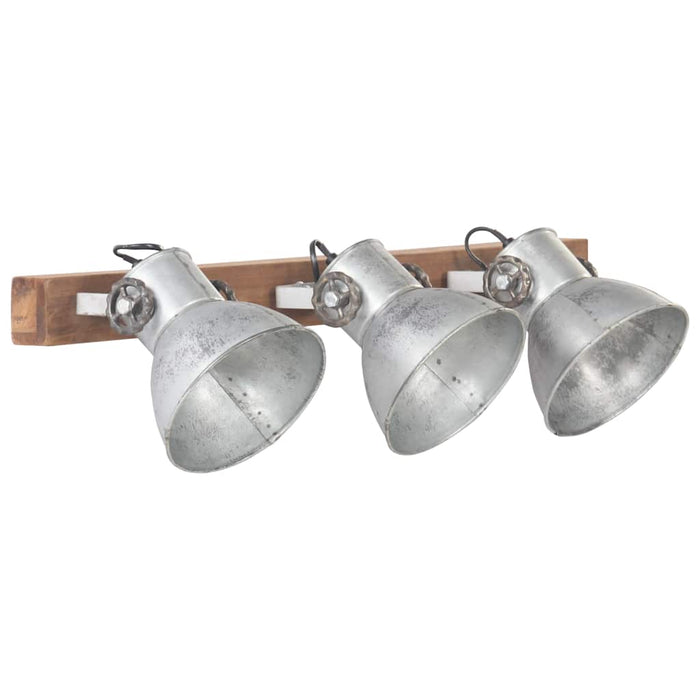 Lampă de perete industrială, argintiu, 65 x 25 cm, E27 WALTI
