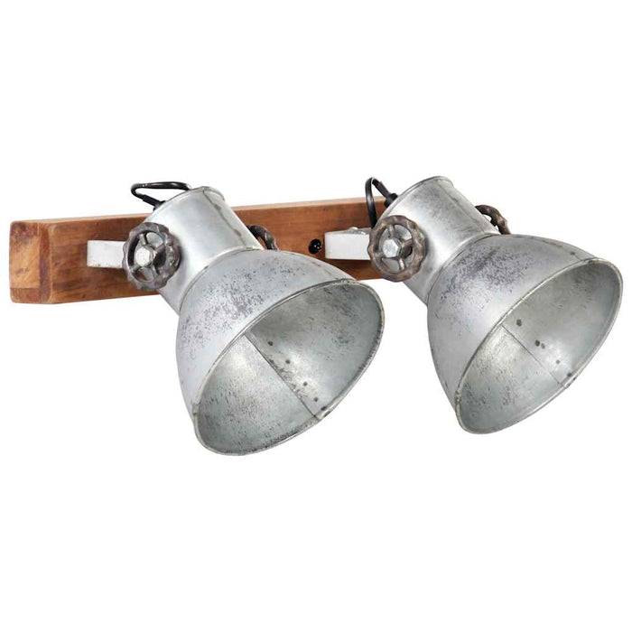 Lampă de perete industrială, argintiu, 45 x 25 cm, E27 - WALTI WALTI