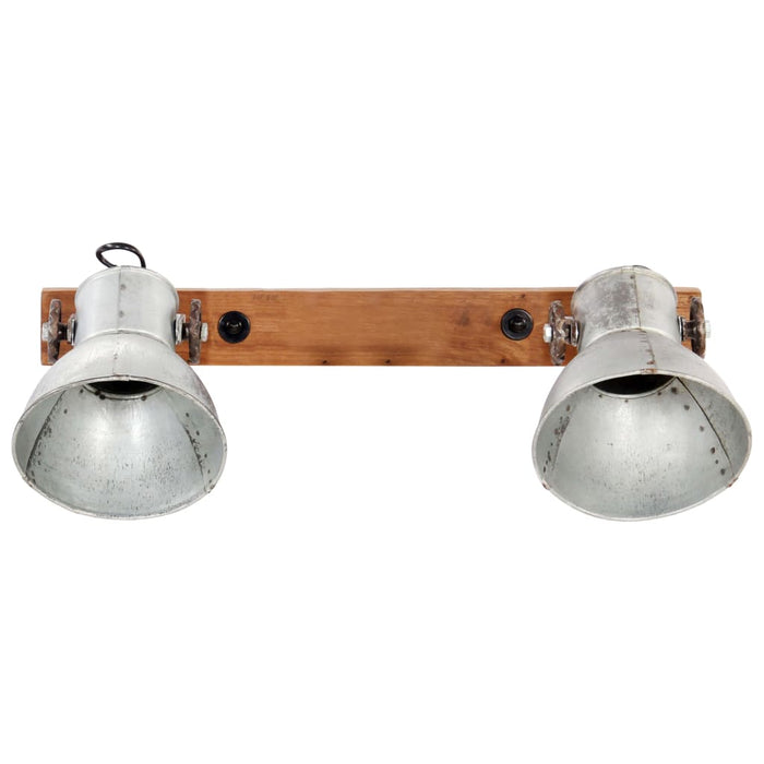 Lampă de perete industrială, argintiu, 45 x 25 cm, E27 - WALTI WALTI