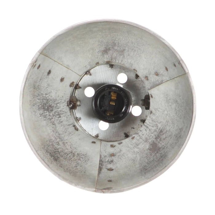 Lampă de perete industrială, argintiu, 45 x 25 cm, E27 - WALTI WALTI