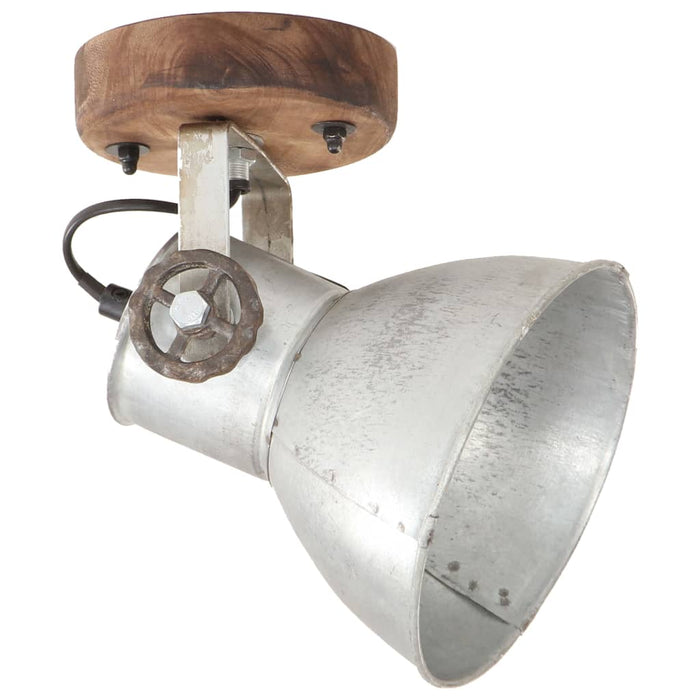 Lămpi de perete/tavan industriale argintiu 2 buc 20x25 cm E27 - WALTI WALTI