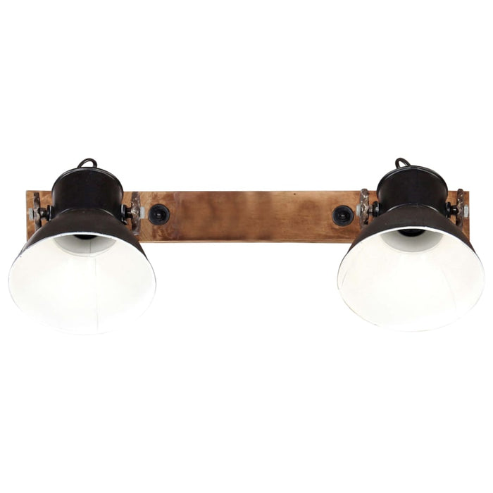 Lampă de perete industrială, negru, 45 x 25 cm, E27 - WALTI WALTI