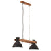 Lampă suspendată industrială, negru, 109 cm, 25 W, E27 - WALTI WALTI