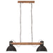 Lampă suspendată industrială, negru, 109 cm, 25 W, E27 - WALTI WALTI