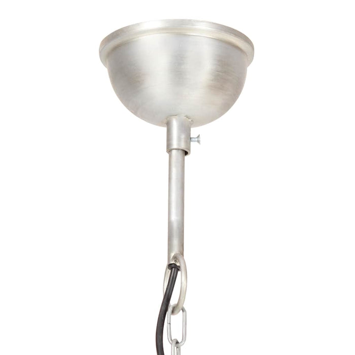 Lampă suspendată industrială 25 W, argintiu, 40 cm, E27, rotund WALTI