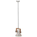 Lampă suspendată industrială, 25 W, argintiu, rotund, 19 cm E27 - WALTI WALTI