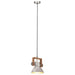 Lampă suspendată industrială, 25 W, argintiu, rotund, 19 cm E27 - WALTI WALTI