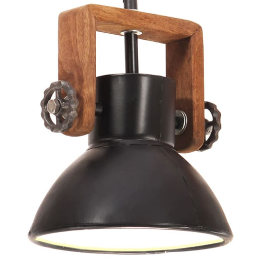 Lampă suspendată industrială, negru, 19 cm, 25 W, E27, rotund - WALTI WALTI