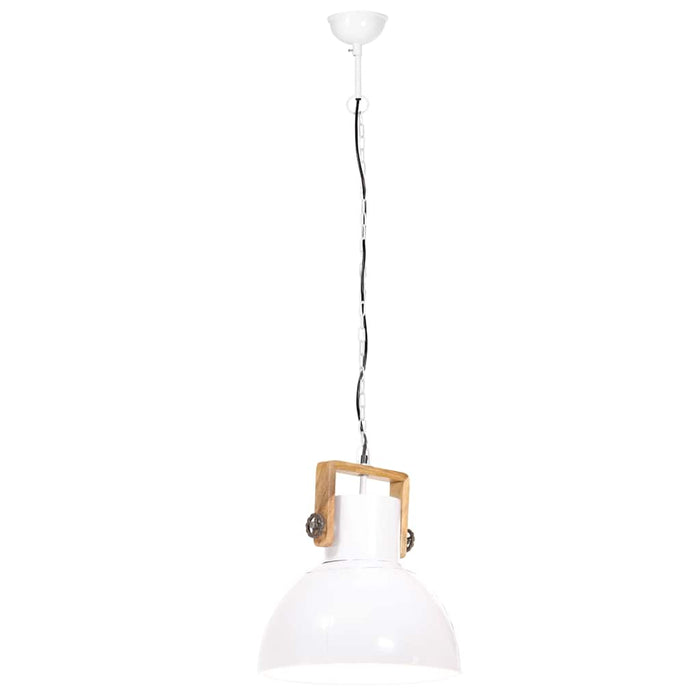 Lampă suspendată industrială, 25 W, alb, 40 cm, E27, rotund WALTI