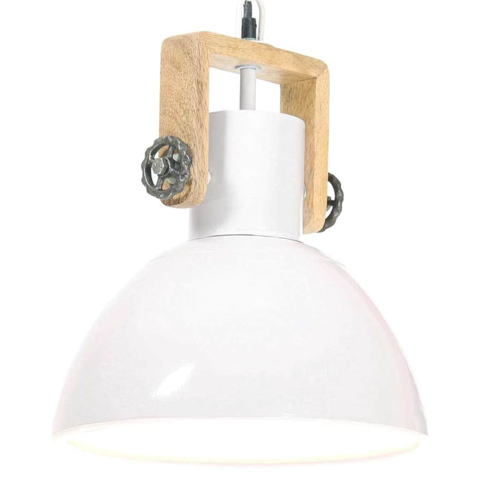 Lampă suspendată industrială, 25 W, alb, 30 cm, E27, rotund - WALTI WALTI