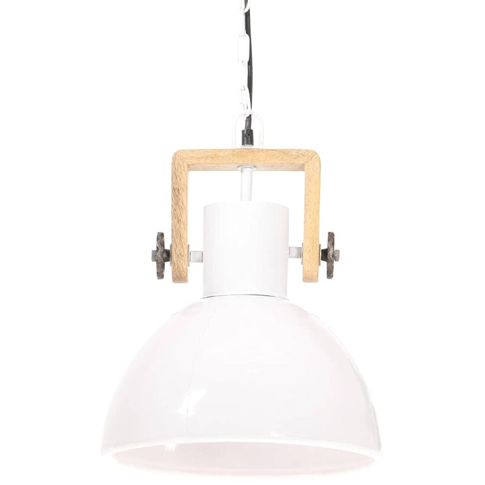 Lampă suspendată industrială, 25 W, alb, 30 cm, E27, rotund - WALTI WALTI