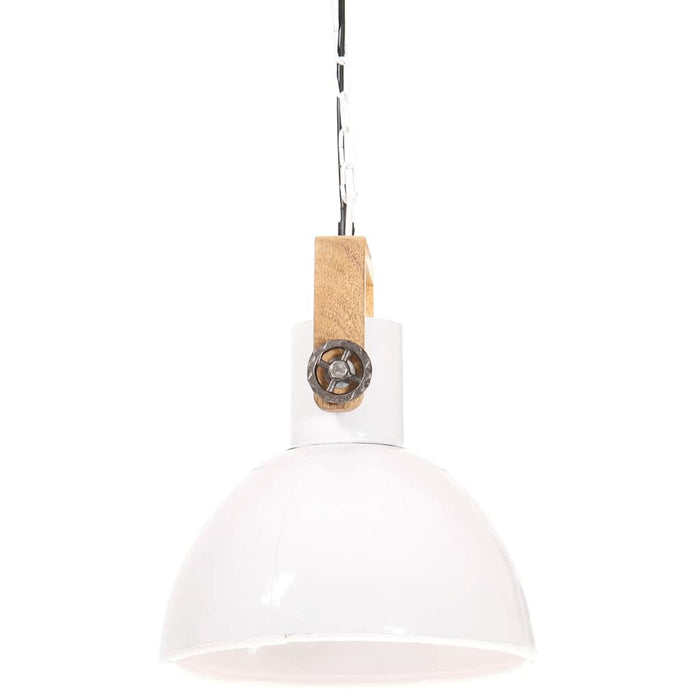 Lampă suspendată industrială, 25 W, alb, 30 cm, E27, rotund - WALTI WALTI