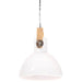 Lampă suspendată industrială, 25 W, alb, 30 cm, E27, rotund - WALTI WALTI