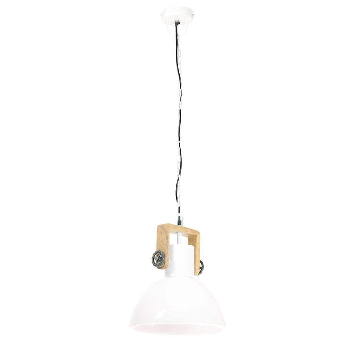 Lampă suspendată industrială, 25 W, alb, 30 cm, E27, rotund - WALTI WALTI