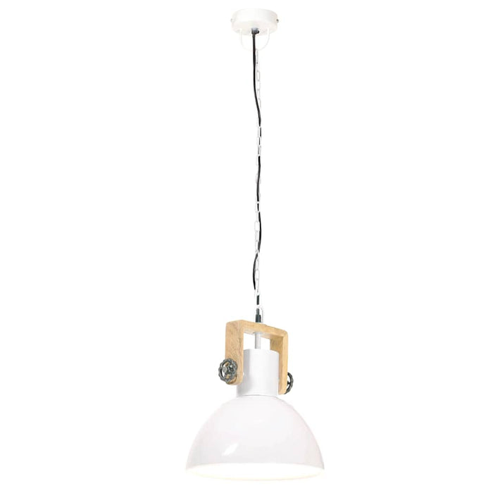 Lampă suspendată industrială, 25 W, alb, 30 cm, E27, rotund - WALTI WALTI