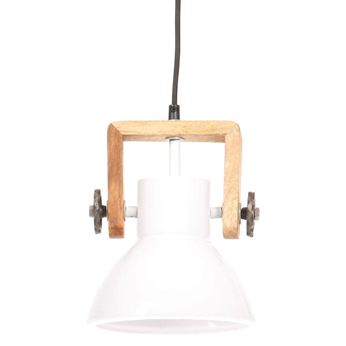 Lampă suspendată industrială, 25 W, alb, 19 cm, E27, rotund - WALTI WALTI