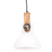 Lampă suspendată industrială, 25 W, alb, 19 cm, E27, rotund - WALTI WALTI