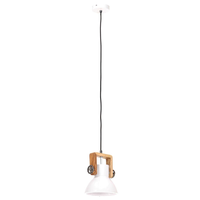 Lampă suspendată industrială, 25 W, alb, 19 cm, E27, rotund - WALTI WALTI