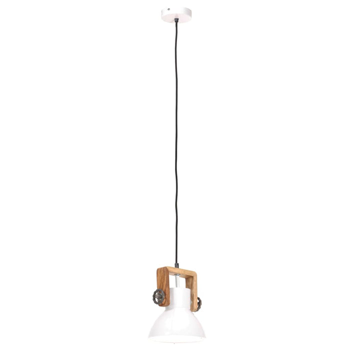 Lampă suspendată industrială, 25 W, alb, 19 cm, E27, rotund - WALTI WALTI