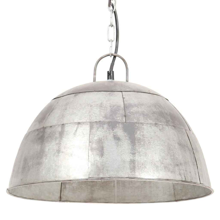 Lustră industrială vintage, 25 W, argintiu, rotund, 41 cm, E27 - WALTI WALTI