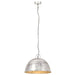 Lustră industrială vintage, 25 W, argintiu, rotund, 41 cm, E27 - WALTI WALTI