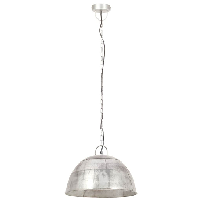 Lustră industrială vintage, 25 W, argintiu, rotund, 41 cm, E27 - WALTI WALTI