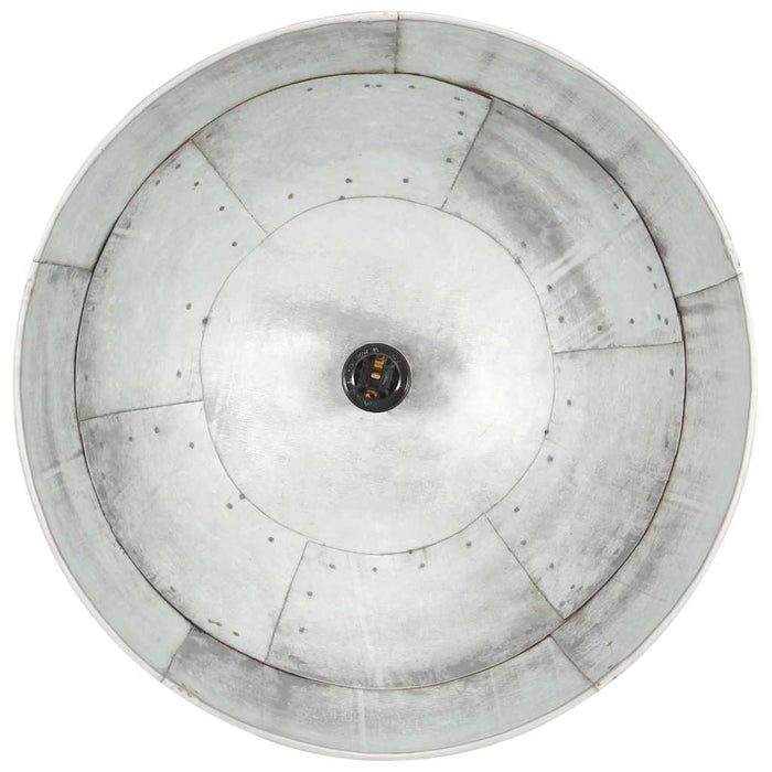 Lustră industrială vintage, 25 W, argintiu, rotund, 41 cm, E27 - WALTI WALTI