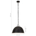 Lustră industrială vintage, negru, 41cm, rotund, 25W, E27 - WALTI WALTI
